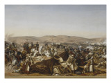 Prise de la Smala d'Abd-el-Kader par le duc d'Aumale à Taguin , le 16 mai 1843 Giclée-Druck von Horace Vernet