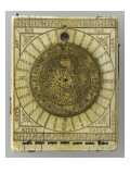 Cadran solaire multiple en diptyque Giclee Print by Paul Reinmann