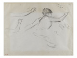 Etudes pour une danseuse reproduction procédé giclée par Edgar Degas