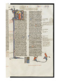 Oeuvres scientifiques par Aristote. Initiale historiée Lámina giclée Oeuvres scientifiques par Aristote. Initiale historiée Lámina giclée
