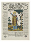 Saint Vincent, patron des vignerons Lámina giclée