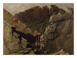 Expédition des Portes de fer, octobre 1839 ; le premier défilé Lámina giclée por Adrien Dauzats Expédition des Portes de fer, octobre 1839 ; le premier défilé Lámina giclée por Adrien Dauzats