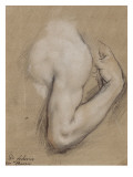 Etude d'épaule et de bras d'homme; étude pour " La Ciconsision" (Louvre) reproduction procédé giclée par Federico Barocci