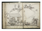 Recueil de 25 dessins: travaux de la mine Saint-Nicolas de la Croix; Giclee Print by Heinrich Gross