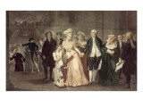 Séparation de Louis XVI et de sa famille. La nuit du 20 septembre 1792. Giclee Print by Charles Benazech