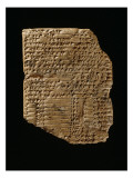 Tablet Bearing the Text of a Sumerian Creation Myth Giclee Print