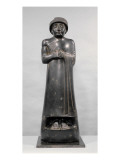 Statue de Gudea coiffé d'un bonnet royal reproduction procédé giclée