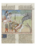 The Book of Gaston Phoebus Hunting: Hunting Wild Boar Giclee Print