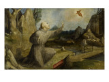 Saint François recevant les stigmates Lámina giclée por Domenico Beccafumi