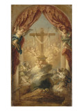 Esquisse pour "les sépulchres" reproduction procédé giclée par Sebastiano Conca