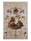 Carton de tapisserie Reproduction procédé giclée par Jean I Berain
