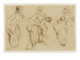Croquis pour Médée reproduction procédé giclée par Eugene Delacroix