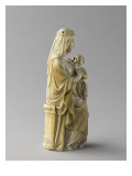 Statuette : Vierge à l'Enfant allaitant reproduction procédé giclée