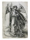 Saint Michel terrassant le dragon Gicléedruk van Martin Schongauer