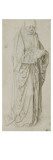 Etude de femme debout reproduction procédé giclée par Martin Schongauer