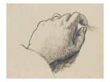 Etude de main : la main gauche de l'artiste Giclee Print