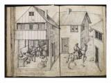 Recueil de 25 dessins: travaux de la mine Saint-Nicolas de la croix; Giclee Print by Heinrich Gross