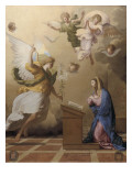 La Salutation Angélique Reproduction procédé giclée par Eustache Le Sueur