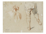 Etude pour un homme vu de dos Giclée-Druck von Nicolas Vleughels
