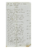 Etat des des ouvrages faits par Bodoy, maître serrurier, à la bâtisse du Citoyen Bonaparte Lámina giclée Etat des des ouvrages faits par Bodoy, maître serrurier, à la bâtisse du Citoyen Bonaparte Lámina giclée