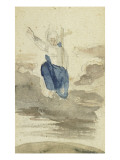 Etudes pour La Vierge du Sacré-Coeur ou Le Tromphe de la Religion (cathédrale d'Ajaccio) reproduction procédé giclée par Eugene Delacroix