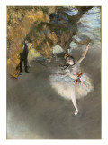 l'Etoile ou Danseuse sur scène Giclee Print by Edgar Degas