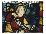 Saint Jean et saint Jacques, vitrail provenant de la chapelle du château de Rouen Lámina giclée Saint Jean et saint Jacques, vitrail provenant de la chapelle du château de Rouen Lámina giclée