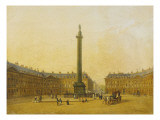 Six petites vues de Paris Giclée-Druck von Francois Etienne Villeret