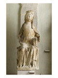 Statue : Vierge à l'Enfant de Poissy reproduction procédé giclée