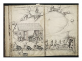 Series of 25 Drawings: Works of Mine Saint-Nicolas; Giclee Print by Heinrich Gross