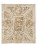 Etude de plafond pour la salle de Cosimo I reproduction procédé giclée par Giorgio Vasari