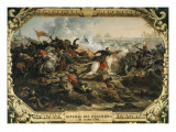 La Bataille des Pyramides, 21 juillet 1798 reproduction procédé giclée par Francois Andre Vincent