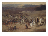 Prise de la smala d'Abd-el-Kader par le duc d'Aumale, 1843 Giclée-Druck von Horace Vernet