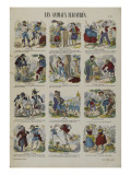 Les animaux illustrés Reproduction procédé giclée