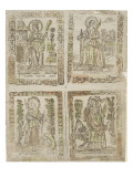 St. Barbara, St. Rayne, St. Catherine, St. Margaret Giclee Print