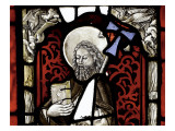 Vitrail : saint Antoine reproduction procédé giclée