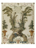 Carton de tapisserie Reproduction procédé giclée par Jean I Berain