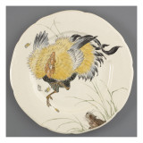 Service Lambert-Rousseau : assiette plate Reproduction procédé giclée par Henri Lambert