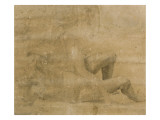 Le combat de David et Goliath Giclée-Druck von Daniele Da Volterra