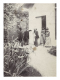 Pris par l'oncle Rouillé, Mme Jeanniot, Bartholomé, Degas, Mme Lenoir, Alfred Lenoir, Jeanniot Giclee Print by A. Rouillé-Ladevèze