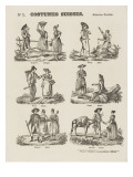 Costumes suisses Lámina giclée