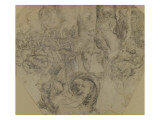 Etudes pour un Portement de Croix reproduction procédé giclée par Toussaint Dubreuil