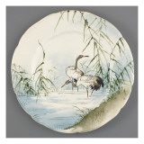 Service Lambert-Rousseau : assiette plate Reproduction procédé giclée par Henri Lambert