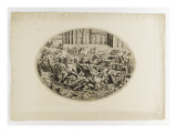 Le combat des amazones Giclée-Druck von Enea Vico
