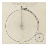 Véloce de course Giclée-tryk