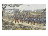 Prise d'Altkirch (Alsace), août 1914 Reproduction procédé giclée