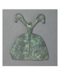Rasoir à manche bifide terminé par des ibex Lámina giclée Rasoir à manche bifide terminé par des ibex Lámina giclée