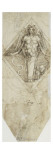 Etude pour le sceau de l'Accademia del Disegno avec la figure d'Artémis Lámina giclée por Benvenuto Cellini