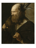 Saint Jude Thaddée Reproduction procédé giclée par Georges de La Tour