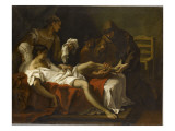 Saint Antoine de Padoue guérissant  un jeune homme Giclée-tryk af Sebastiano Ricci
